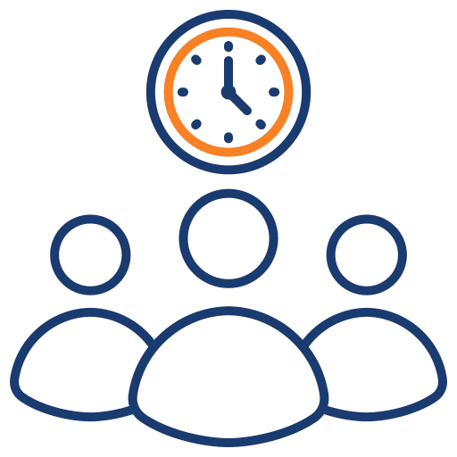 Meeting time Generic color outline icon