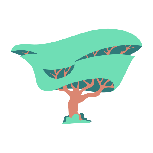 albero tropicale Generic color fill icona