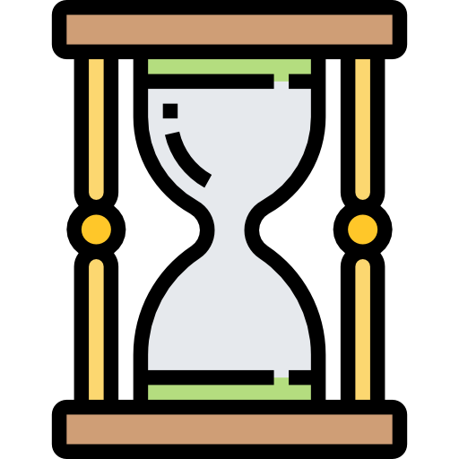 Hourglass Meticulous Lineal Color icon