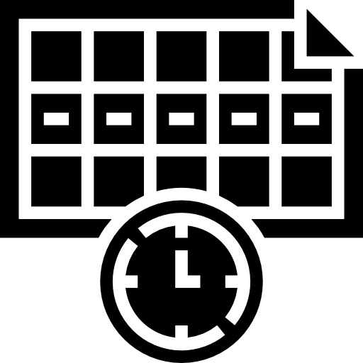 harmonogram Meticulous Glyph ikona