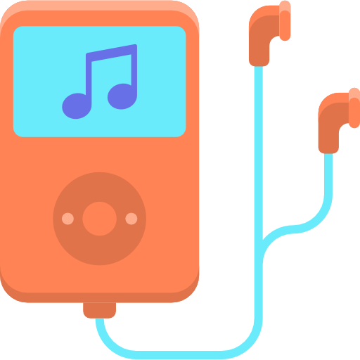 lettore musicale Flaticons Flat icona