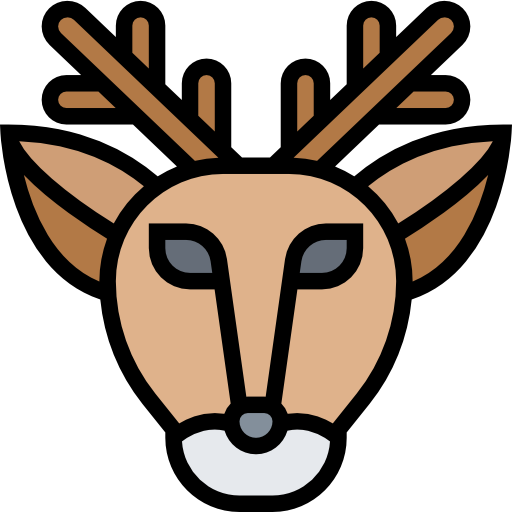 鹿 Meticulous Lineal Color icon