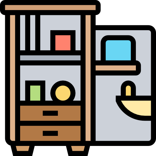 Cabinet Meticulous Lineal Color icon
