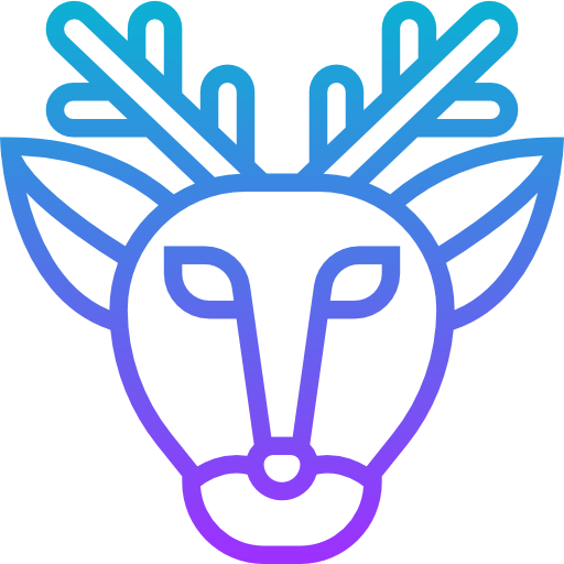 Deer Meticulous Gradient icon