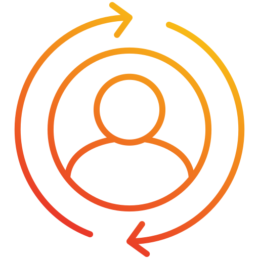 Lifecycle Generic gradient outline icon