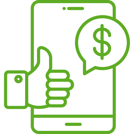 Mobile payment Generic color outline icon