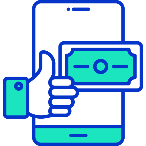 Mobile payment Generic color lineal-color icon