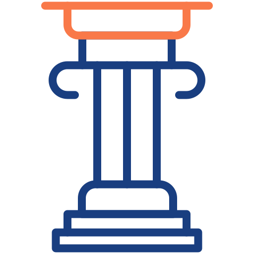 Column Generic color outline icon