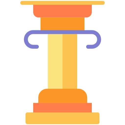 Column Generic color fill icon