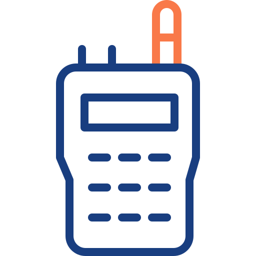 walkie-talkie Generic color outline icoon