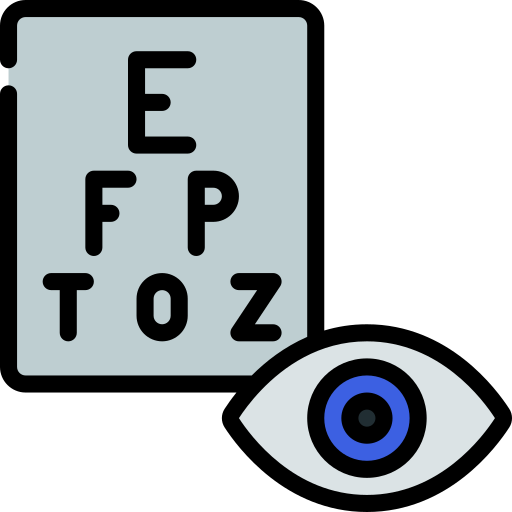 Eye test Juicy Fish Soft-fill icon