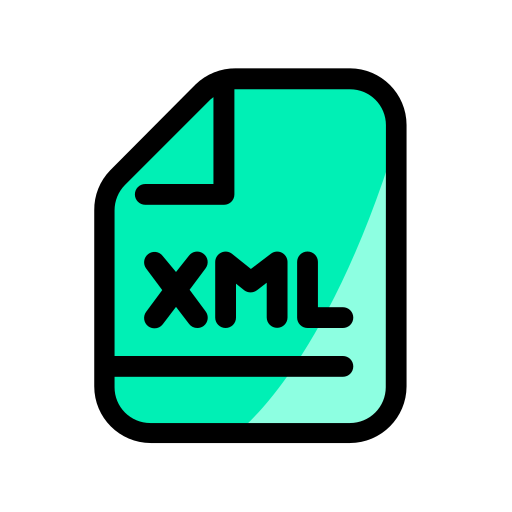 xml-bestandsformaat Generic color lineal-color icoon