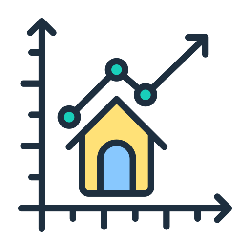 House market Generic color lineal-color icon