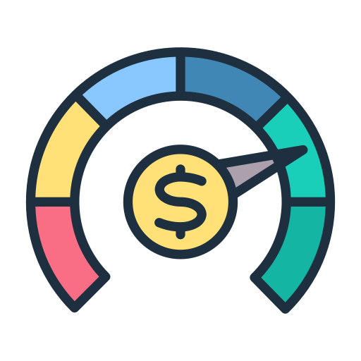 Credit score Generic color lineal-color icon