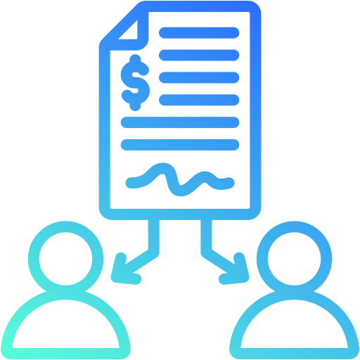 Inheritance Generic gradient outline icon