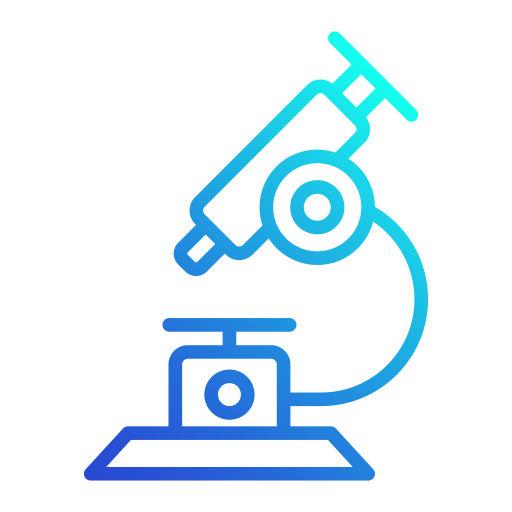 microscopio Generic gradient outline icona