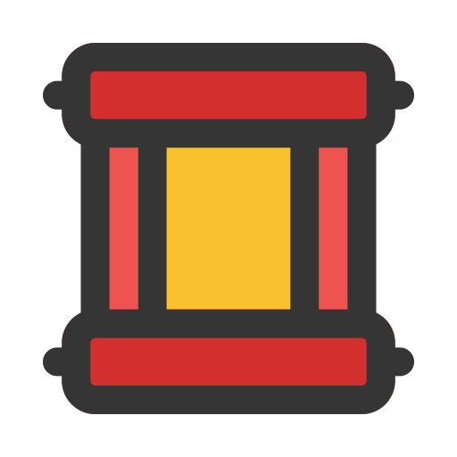 스크롤 Generic color lineal-color icon