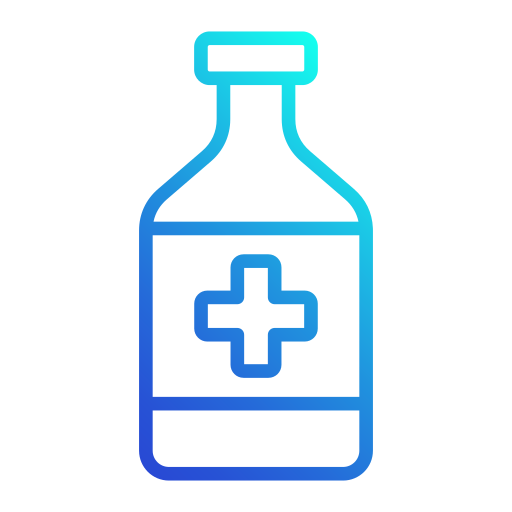 Medicine bottle Generic gradient outline icon