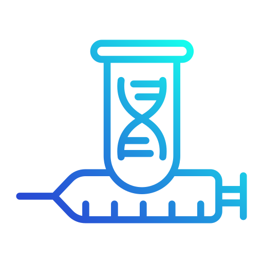 terapia genetica Generic gradient outline icona