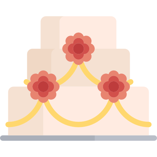 Wedding cake Special Flat icon