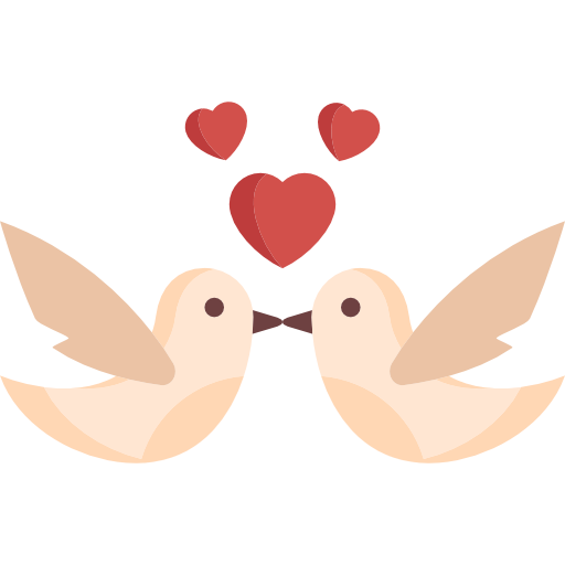 liebe vögel Special Flat icon