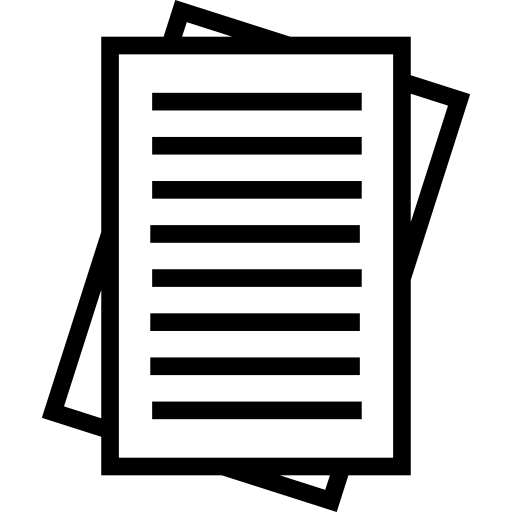 documentos Special Lineal Ícone