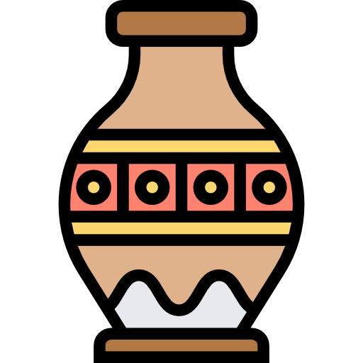 Vase Meticulous Lineal Color icon