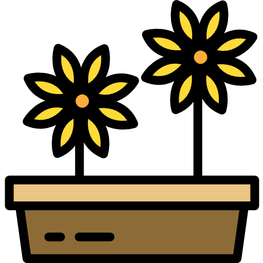 Flower Darius Dan Lineal Color icon