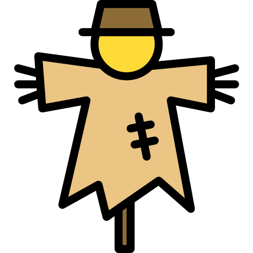 Scarecrow Darius Dan Lineal Color icon