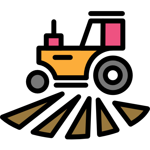 Tractor Darius Dan Lineal Color icon