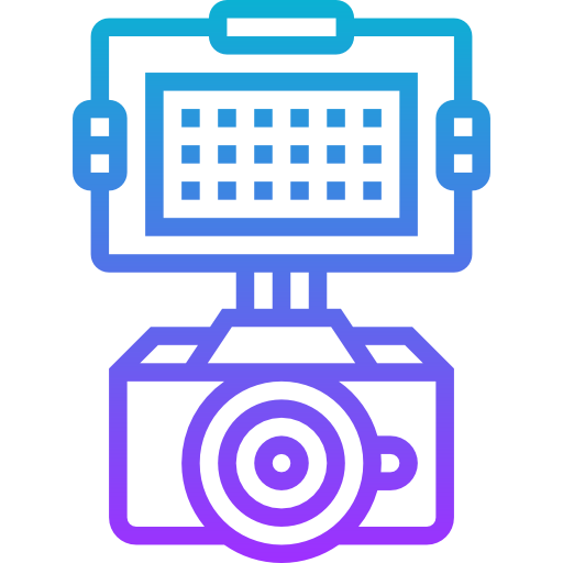 camera Meticulous Gradient icoon
