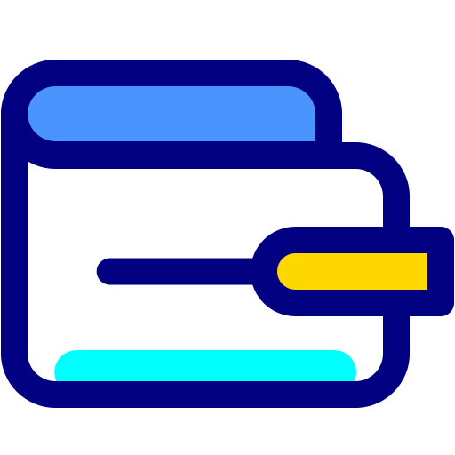 e-portemonnee Generic color lineal-color icoon