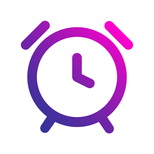 Alarm clock Generic gradient outline icon