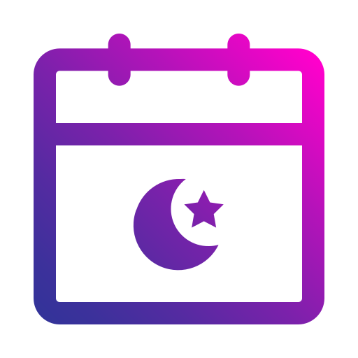 ramadan Generic gradient outline icoon