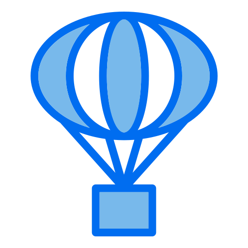 熱気球 Generic color lineal-color icon