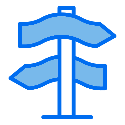 Signpost Generic color lineal-color icon