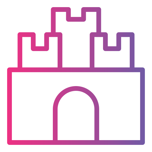 Castle Generic gradient outline icon