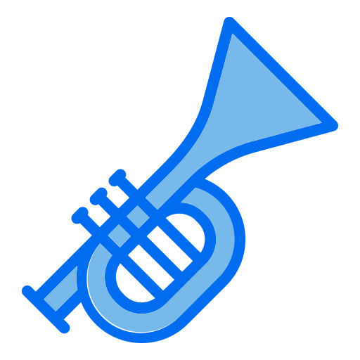 Trumpet Generic color lineal-color icon