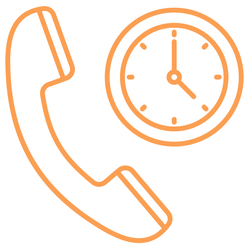 Call duration Generic color outline icon