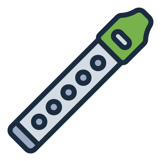 Tin whistle Generic color lineal-color icon