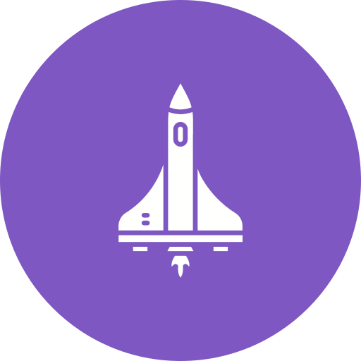 space shuttle Generic color fill icon