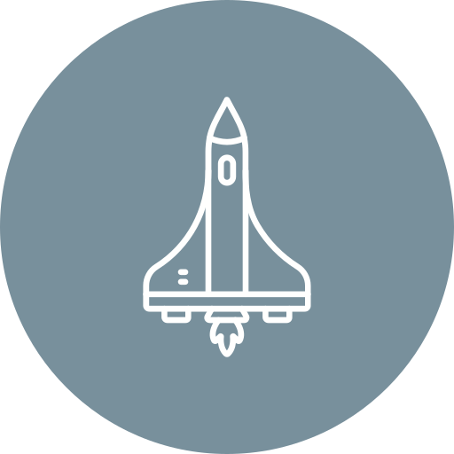 space shuttle Generic color fill icon