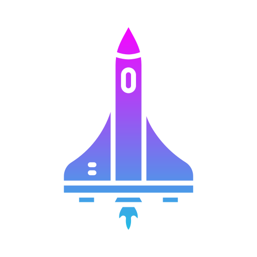 transbordador espacial Generic gradient fill icono