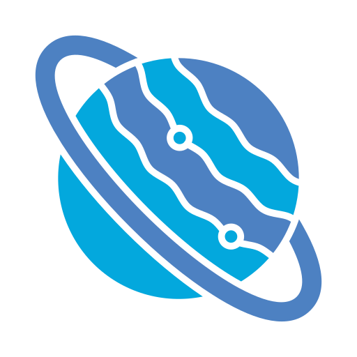 土星 Generic color fill icon