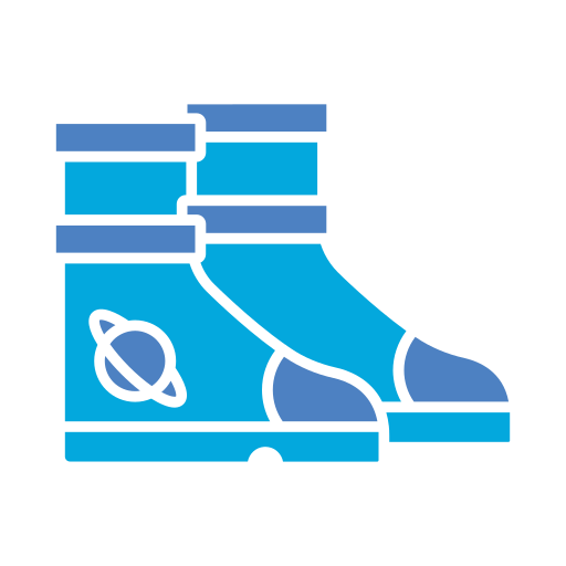 Space boots Generic color fill icon