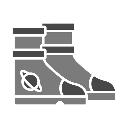 Space boots Generic color fill icon