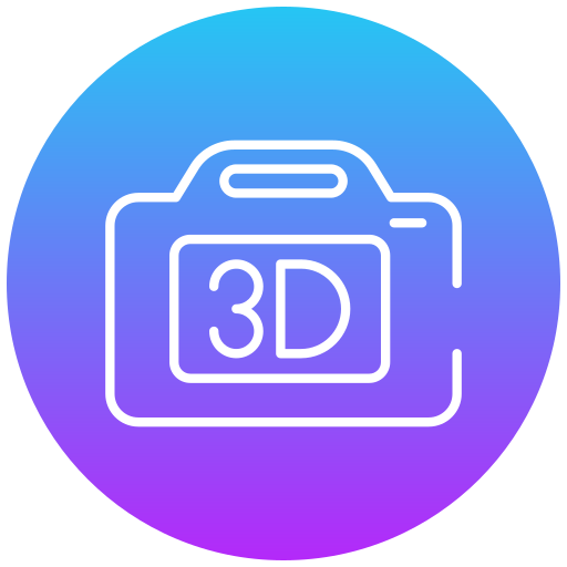 3d-kamera Generic gradient fill icon