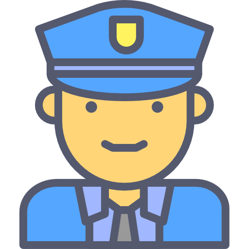 polizist Darius Dan Lineal Color icon