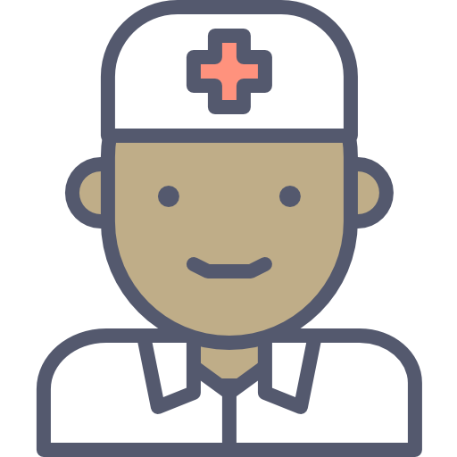 Nurse Darius Dan Lineal Color icon