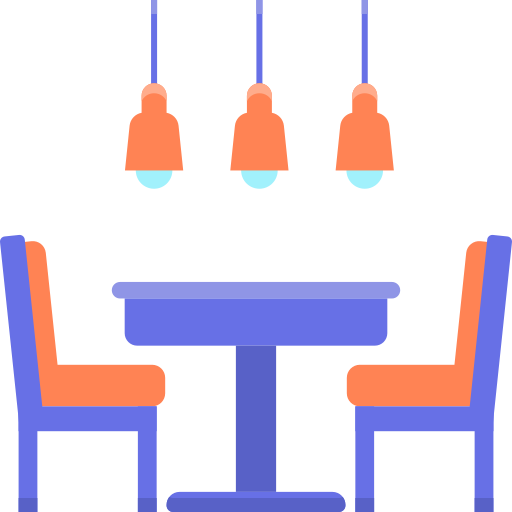 mesa de comedor Flaticons Flat icono